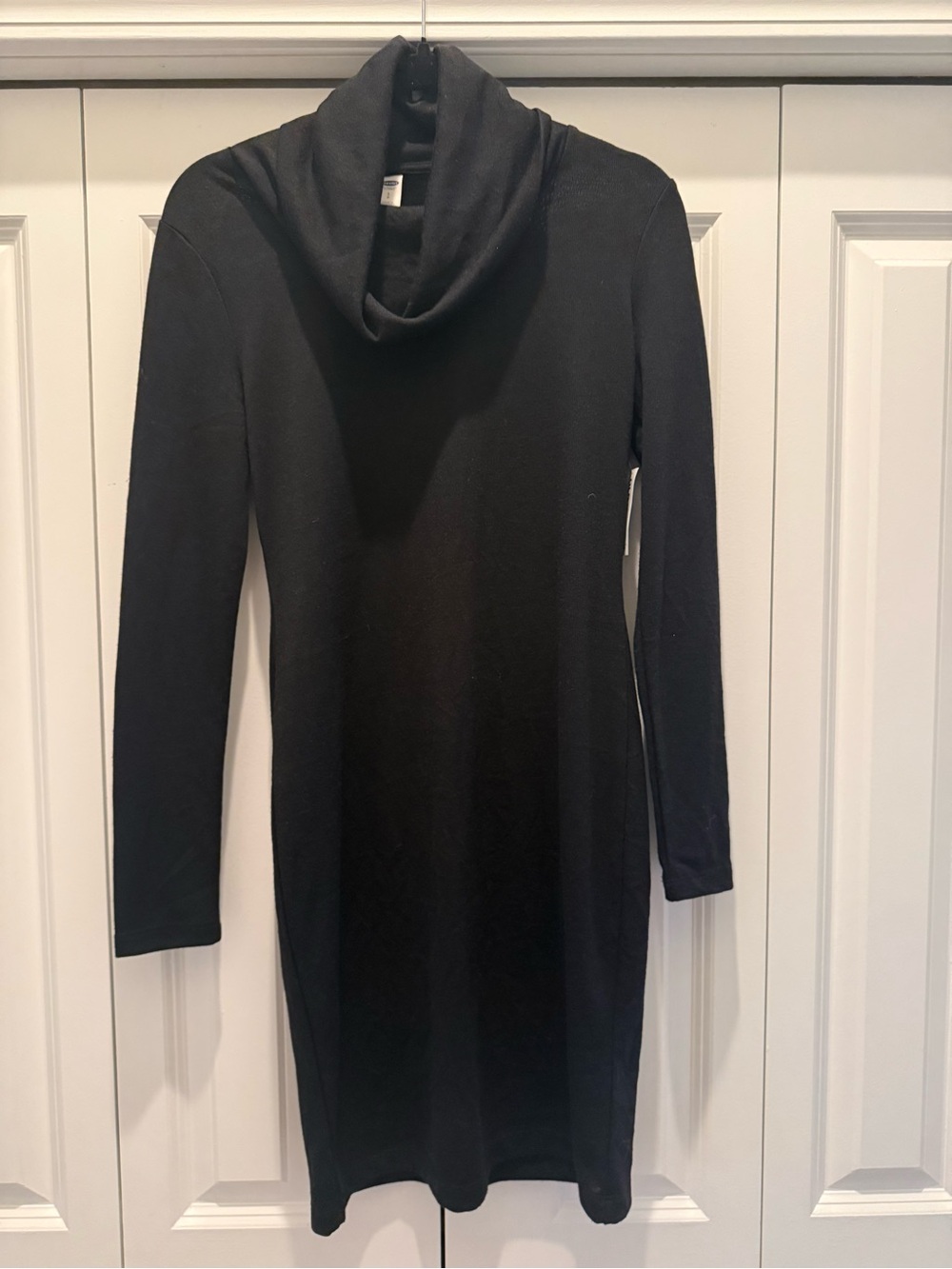 Old Navy Black Long-Sleeve Cowl Neck Dress size small - Picture 2 of 6